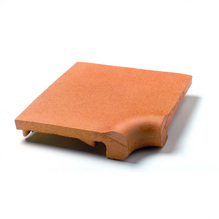Skånsk Natural Terracotta Inre Hörn Matt 33x33 cm-0
